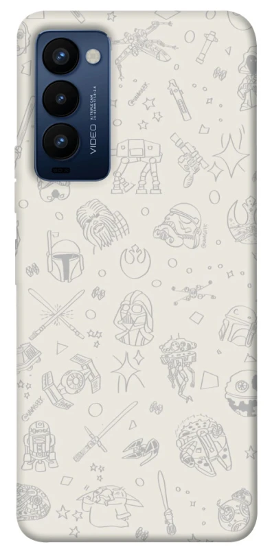 Чохол на TECNO Camon 18 Star Wars background ver.1 фото 1 з 1