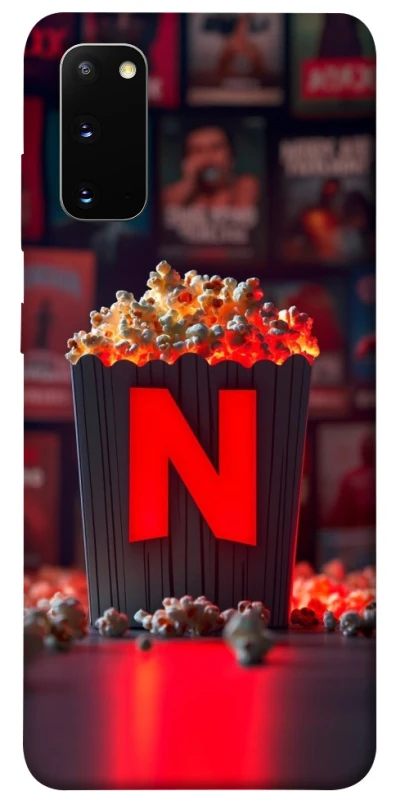 Чохол на Samsung Galaxy S20 Netflix and popcorn фото 1 з 1