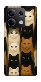 Чехол на Xiaomi Redmi Note 13 5G Colorful Cat Collage фото 1 Чехол на Xiaomi Redmi Note 13 5G Colorful Cat Collage фото 1 из 1