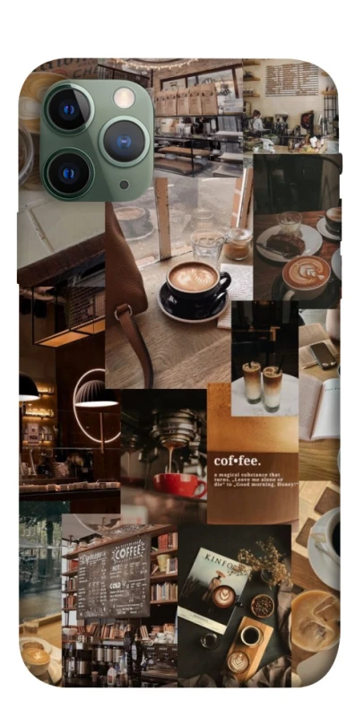 Чехол на Apple iPhone 11 Pro (5.8") Coffee collage ver.2 фото 1 из 1