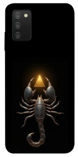 Чехол на Samsung Galaxy A03s Scorpio with Golden Triangle фото 1 из 1