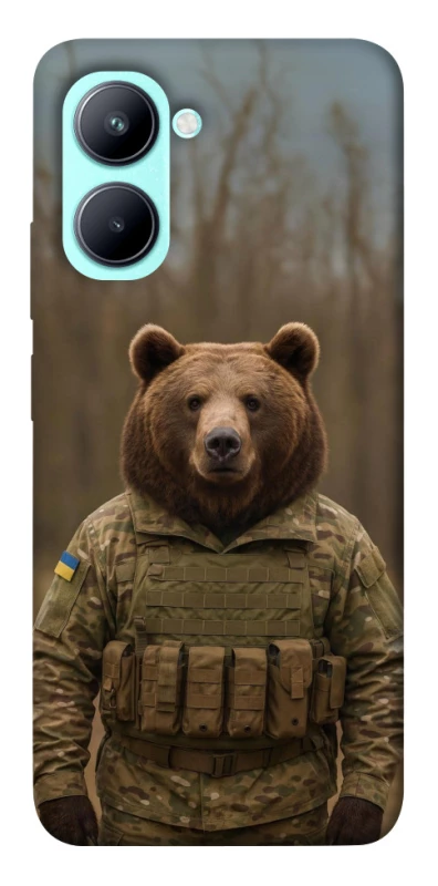 Чохол на Realme C33 Ведмідь захисник фото 1 з 1