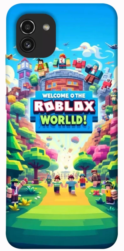 Чохол на Samsung Galaxy A03 Roblox World фото 1 з 1