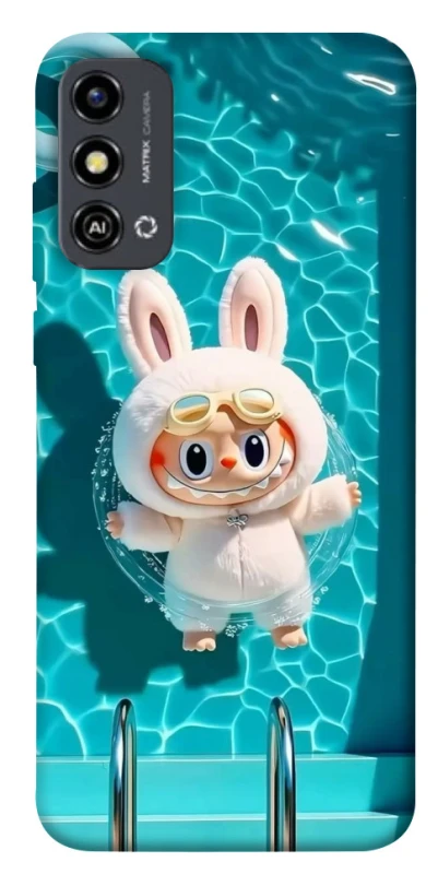 Чехол на ZTE Blade A53 Labubu in the pool ver.2 фото 1 из 1