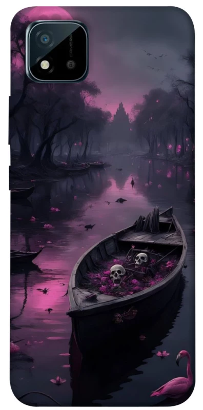 Чохол на Realme C11 (2021) Boat and flamingo фото 1 з 1
