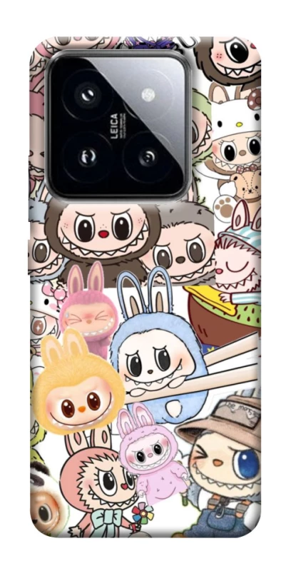 Чехол на Xiaomi 14 Pro All Labubus фото 1 из 1