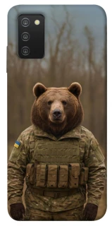 Чехол на Samsung Galaxy A03s Медведь защитник фото 1 из 1