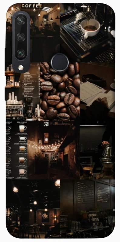 Чехол на Huawei Y6p Coffee collage ver.1 фото 1 из 1