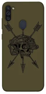 Чохол на Samsung Galaxy M11 Mil skull фото 1 з 1