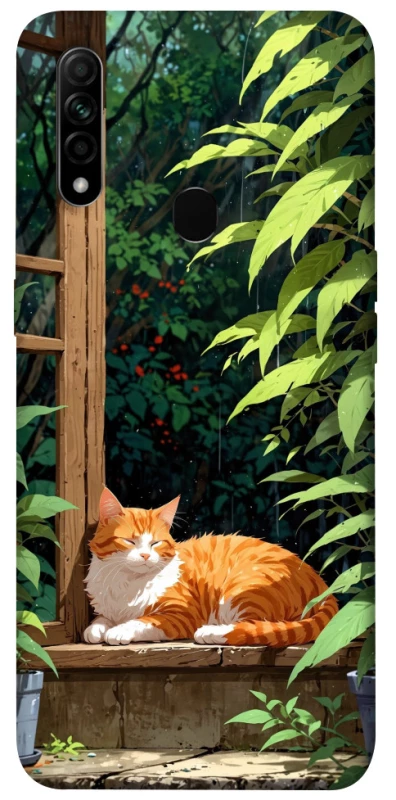 Чехол на Oppo A31 red cat фото 1 из 1