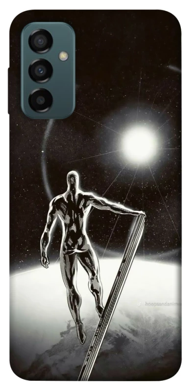 Чехол на Samsung Galaxy M23 5G Серебряный сёрфер фото 1 из 1