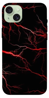 Чехол на Apple iPhone 15 Plus (6.7") Красная молния фото 1 из 1