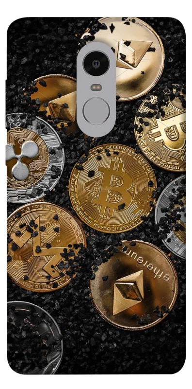 Чехол на Xiaomi Redmi Note 4X / Note 4 (Snapdragon) Many coins v2 фото 1 из 1
