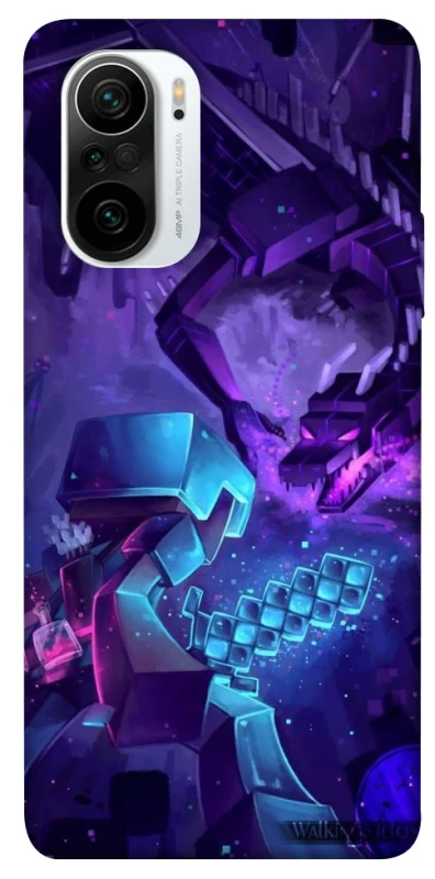 Чохол на Xiaomi Redmi K40 / K40 Pro / K40 Pro+ / Poco F3 Minecraft dragon фото 1 з 1