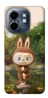 Чохол на Infinix Smart 9 4G / Hot 50i Labubu Yoga фото 1 з 1