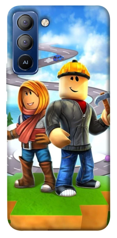 Чехол на TECNO Pop 5 LTE Roblox Builder Adventure фото 1 из 1