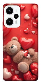 Чехол на Xiaomi Poco F5 / Note 12 Turbo bear in hearts фото 1 из 1