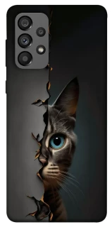 Чехол на Samsung Galaxy A73 5G Кот-подглядыватель v2 фото 1 из 1