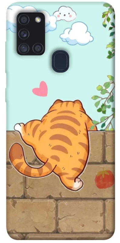 Чохол на Samsung Galaxy A21s Cat the meow фото 1 з 1