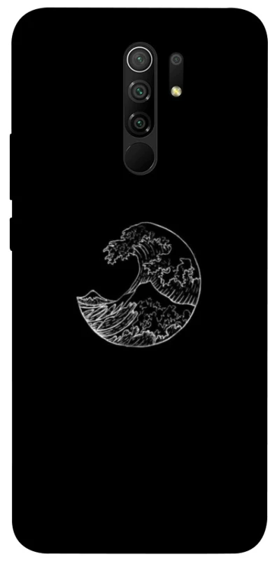 Чохол на Xiaomi Redmi 9 Black tsunami фото 1 з 1