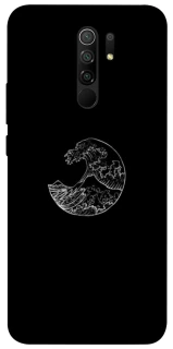 Чохол на Xiaomi Redmi 9 Black tsunami фото 1 з 1