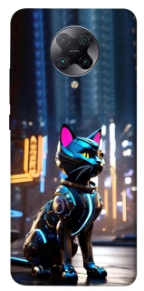 Чехол на Xiaomi Redmi K30 Pro / Poco F2 Pro Cyber cat фото 1 из 1