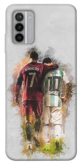 Чехол на Nokia G42 Ronaldo и Messi фото 1 из 1