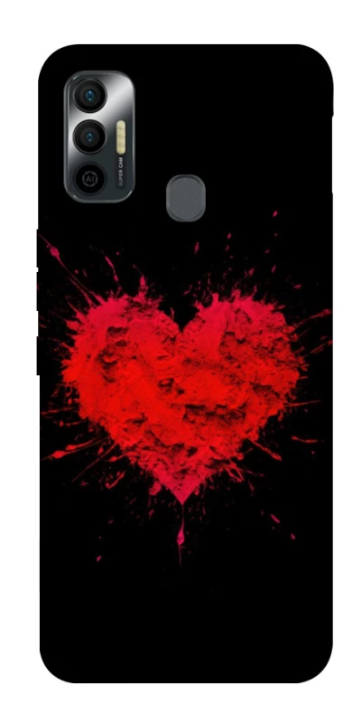 Чехол на TECNO Spark 7 Splash heart фото 1 из 1