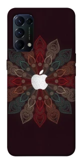 Чехол на Oppo Reno 5 4G Apple logo ver.5 фото 1 из 1