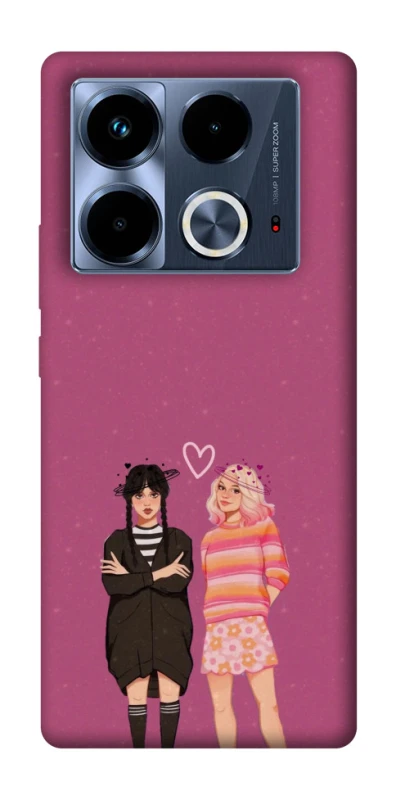 Чохол на Infinix Note 40 4G Raven & Rainbow Wednesday фото 1 з 1