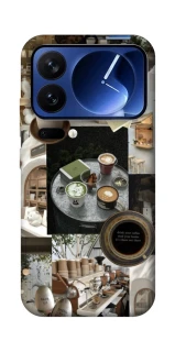 Чехол на Xiaomi Poco F7 Ultra Coffee collage ver.4 фото 1 из 1