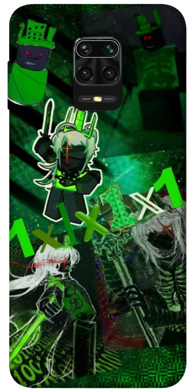 Чехол на Xiaomi Redmi Note 9s / Note 9 Pro / Note 9 Pro Max Roblox v5 фото 1 из 1