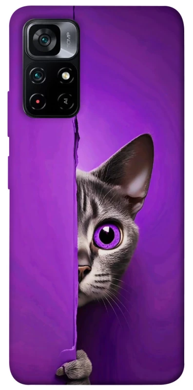 Чохол на Xiaomi Poco M4 Pro 5G Кіт-підглядач фото 1 з 1