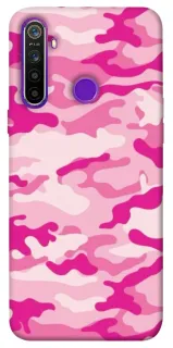 Чехол на Realme 5 camouflage pink фото 1 из 1