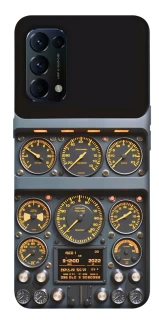 Чехол на Oppo Reno 5 4G Airplane instrument panel фото 1 из 1