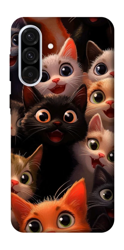 Чохол на Samsung Galaxy A36 5G happy cats фото 1 з 1