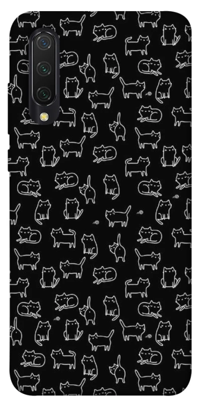 Чохол на Xiaomi Mi CC9 / Mi 9 Lite Black Cats фото 1 з 1