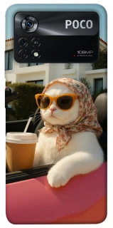 Чохол на Xiaomi Poco X4 Pro 5G Stylish Cat Cruise фото 1 з 1