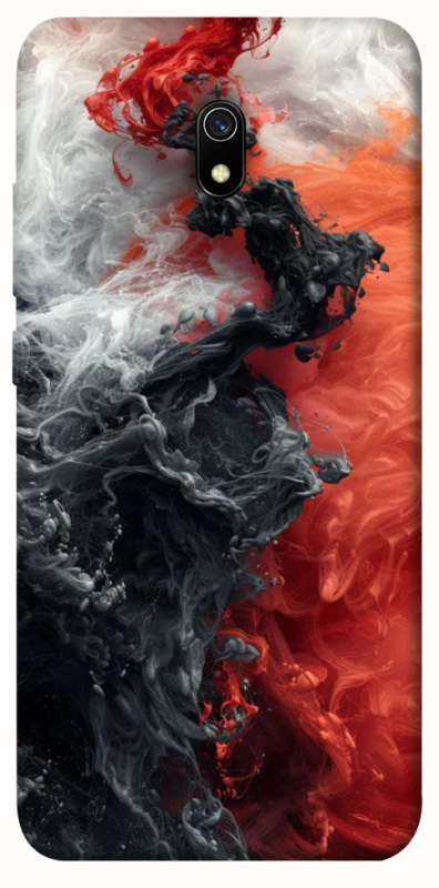 Чохол на Xiaomi Redmi 8a Black and Red фото 1 з 1