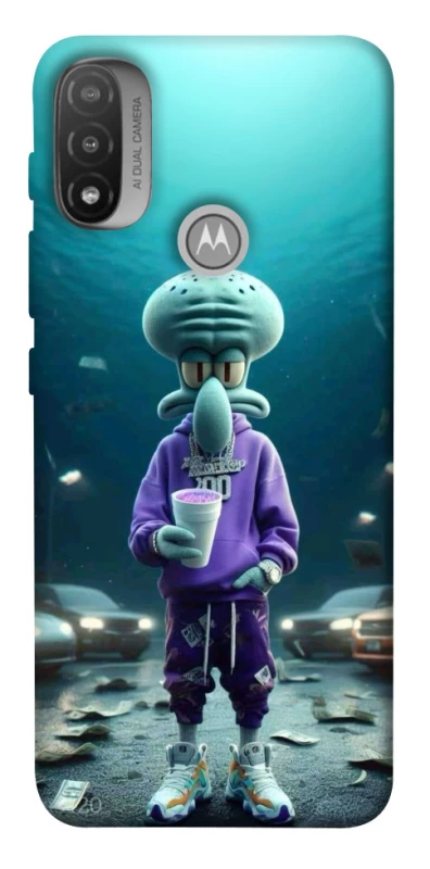 Чехол на Motorola Moto E20 Сквидвард фото 1 из 1
