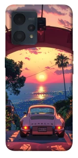 Чохол на Realme 9 4G / 9 Pro+ Porsche at sunset фото 1 з 1