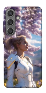 Чехол на Samsung Galaxy S24 FE Cyber space girl ver.1 фото 1 из 1