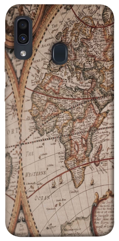Чехол на Samsung Galaxy A20 / A30 Карта путешествий фото 1 из 1