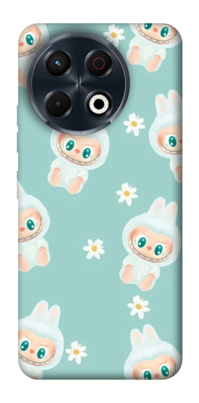 Чохол на TECNO Spark 30 Pro (KL7) Labubu Green фото 1 з 1