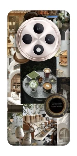 Чехол на Oppo Reno 12 F 4G/5G Coffee collage ver.4 фото 1 из 1