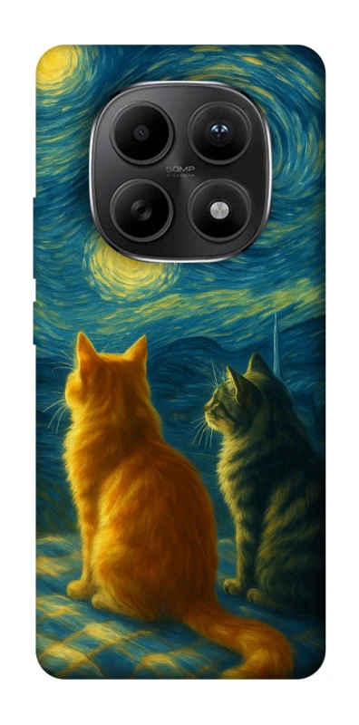 Чохол на Xiaomi Redmi Note 15 5G Cats under the stars фото 1 Чохол на Xiaomi Redmi Note 15 5G Cats under the stars фото 1 з 1