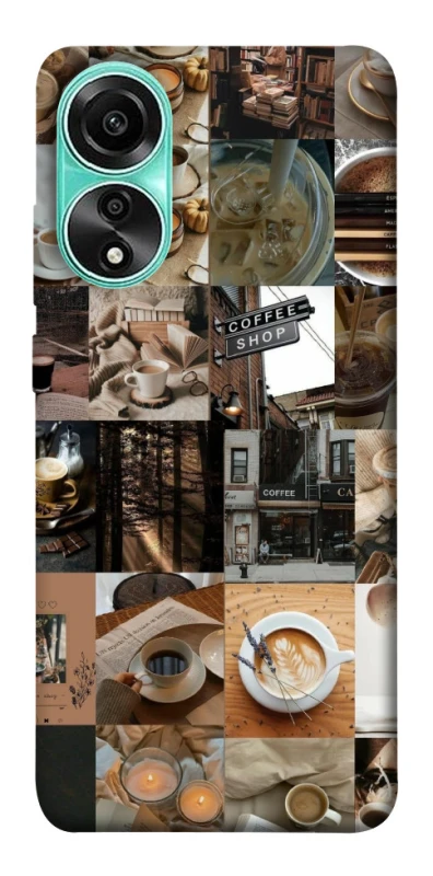 Чохол на Oppo A78 4G Coffee collage ver.3 фото 1 з 1