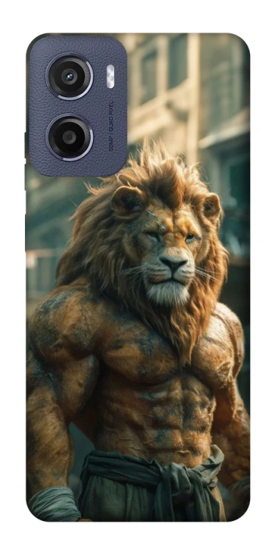 Чохол на Motorola Moto E15 Лев фото 1 з 1