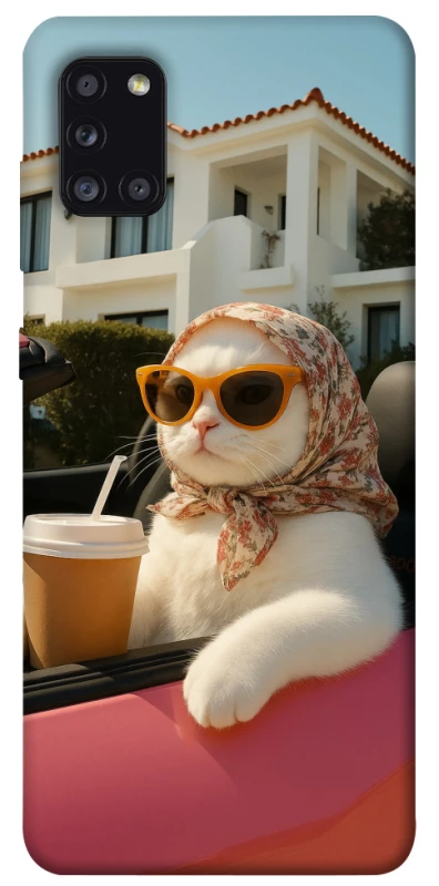 Чохол на Samsung Galaxy A31 Stylish Cat Cruise фото 1 з 1