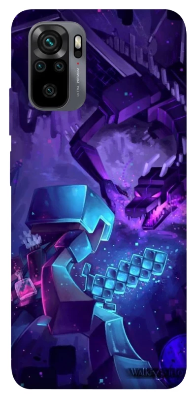 Чехол на Xiaomi Redmi Note 10 / Note 10s Minecraft dragon фото 1 из 1